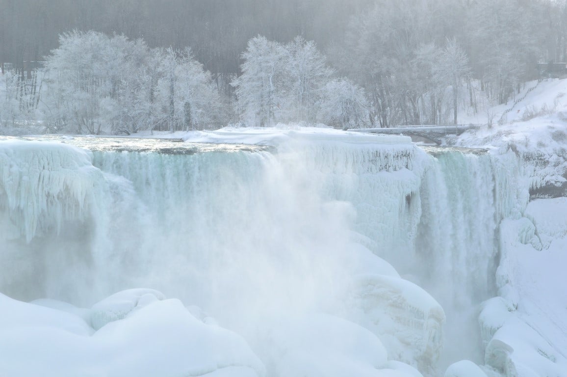 Niagarafälle im Winter